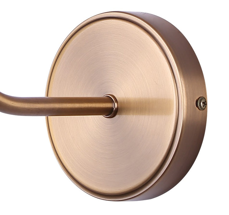 Canarm - IWF1239A01GD - One Light Wall Sconce - Iris - Gold