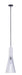 Canarm - IPL1238A01BW24 - One Light Pendant - Elim - Matte Black And White