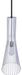 Canarm - IPL1238A01BW24 - One Light Pendant - Elim - Matte Black And White