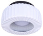 Canarm - LFM338A11BKR - LED Flush Mount - Dario - Matte Black And White