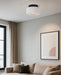 Canarm - LFM338A11BKR - LED Flush Mount - Dario - Matte Black And White