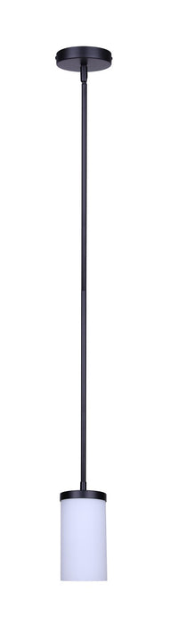 Canarm - IPL1234A01BK-FO - One Light Pendant - Britton - Matte Black