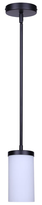 Canarm - IPL1234A01BK-FO - One Light Pendant - Britton - Matte Black