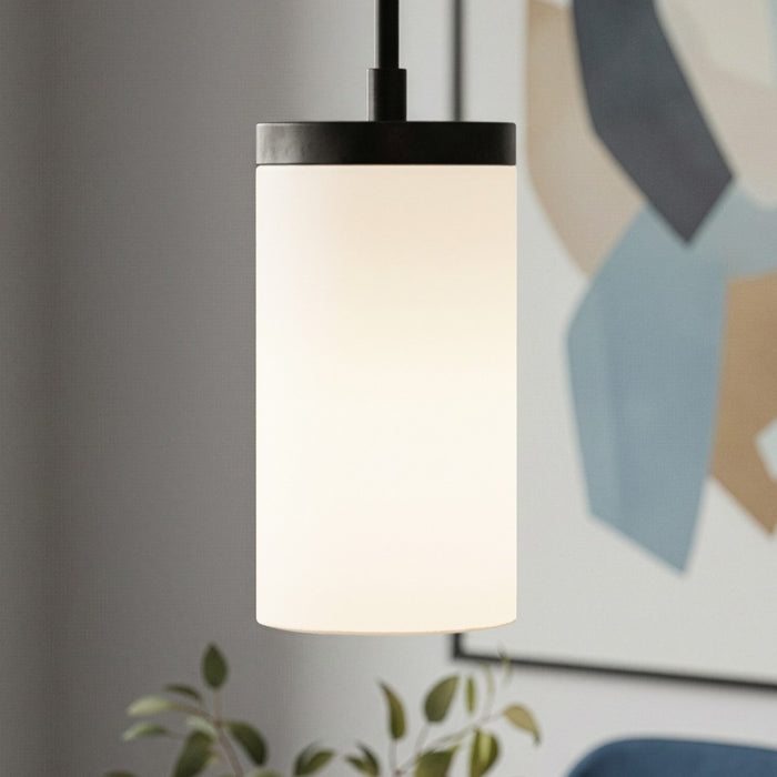 Canarm - IPL1234A01BK-FO - One Light Pendant - Britton - Matte Black