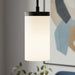 Canarm - IPL1234A01BK-FO - One Light Pendant - Britton - Matte Black