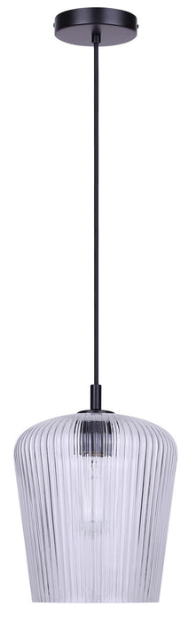 Canarm - IPL1249A01BK-CR - One Light Pendant - Leandro - Matte Black