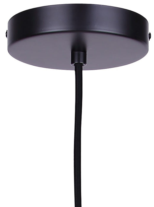 Canarm - IPL1249A01BK-CR - One Light Pendant - Leandro - Matte Black