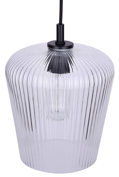 Canarm - IPL1249A01BK-CR - One Light Pendant - Leandro - Matte Black