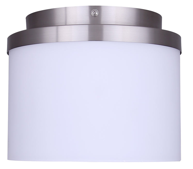 Canarm - IFM1234A09BN-FO - One Light Flush Mount - Britton - Brushed Nickel