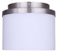 Canarm - IFM1234A09BN-FO - One Light Flush Mount - Britton - Brushed Nickel