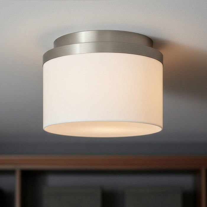 Canarm - IFM1234A09BN-FO - One Light Flush Mount - Britton - Brushed Nickel