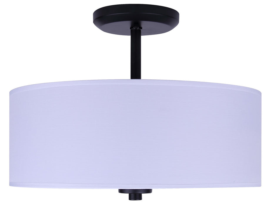 Canarm - ISF280A03BK - Three Light Semi-Flush Mount - Pier - Matte Black