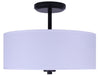 Canarm - ISF280A03BK - Three Light Semi-Flush Mount - Pier - Matte Black