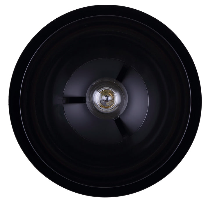 Canarm - ISF2264B01BKG - One Light Semi-Flushmount - Anya - Matte Black And Gold