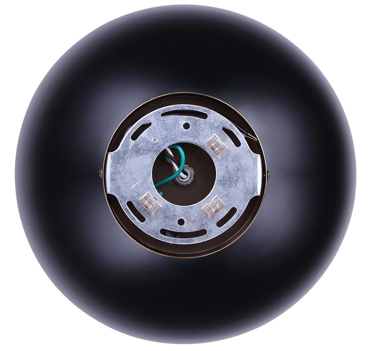 Canarm - ISF2264B01BKG - One Light Semi-Flushmount - Anya - Matte Black And Gold