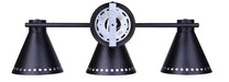 Canarm - IVL1237A03BK - Three Light Vanity - Albie - Matte Black