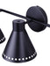 Canarm - IVL1237A03BK - Three Light Vanity - Albie - Matte Black