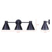 Canarm - IVL1237A03BK - Three Light Vanity - Albie - Matte Black