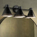 Canarm - IVL1237A03BK - Three Light Vanity - Albie - Matte Black