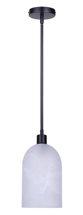 Canarm - IPL2260B01BK7 - One Light Pendant - Marek - Matte Black