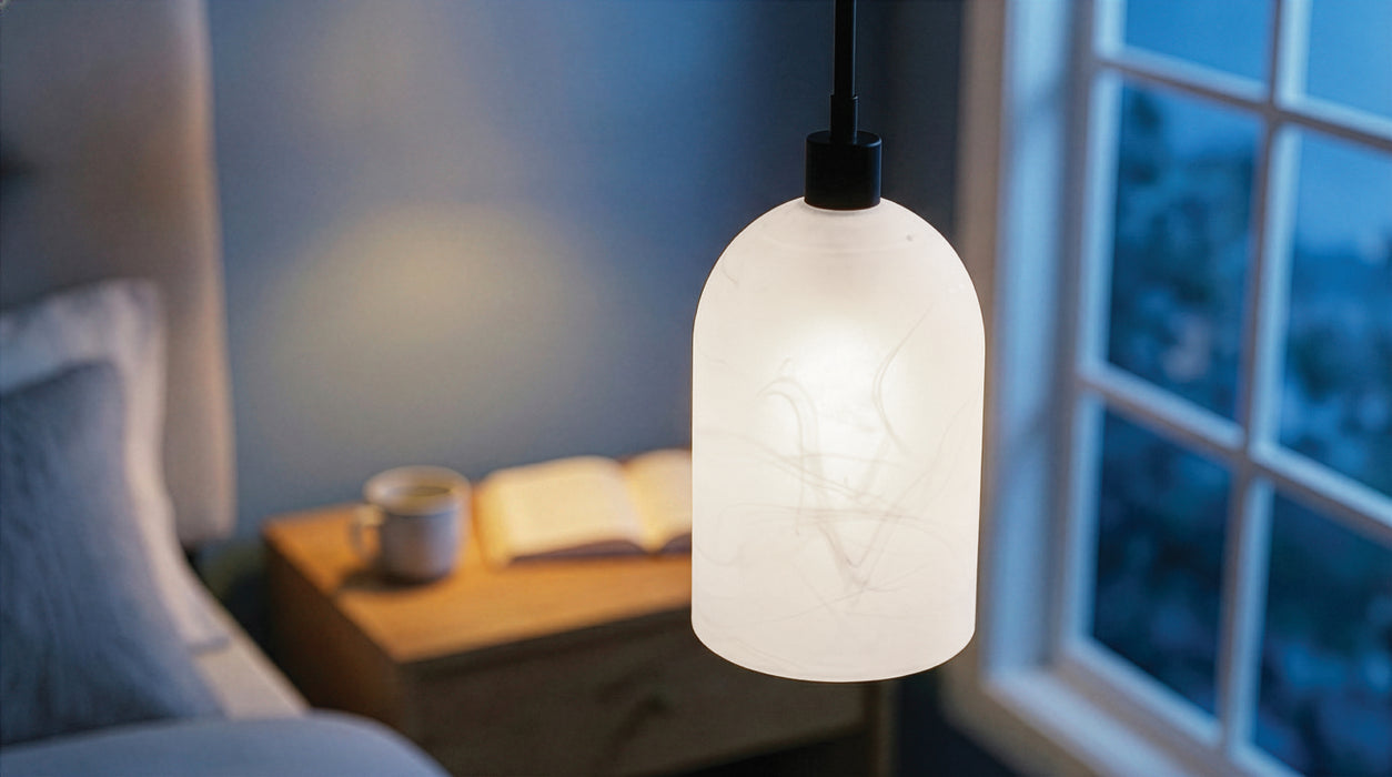 Canarm - IPL2260B01BK7 - One Light Pendant - Marek - Matte Black