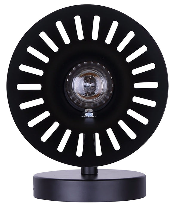 Canarm - IWF2255B01BK - One Light Wall Sconce - Percy - Matte Black