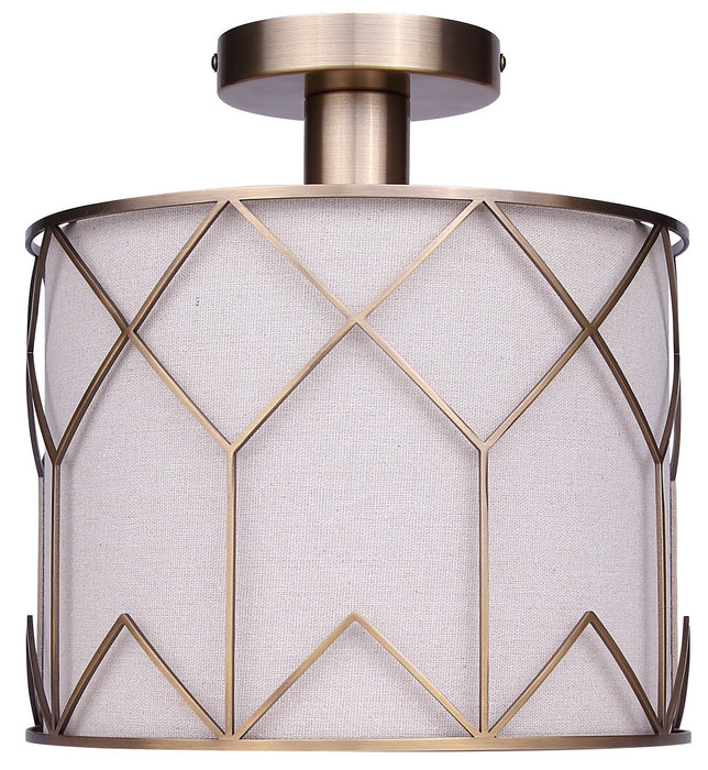 Canarm - ISF2251B01GD - One Light Semi-Flushmount - Tulia - Gold