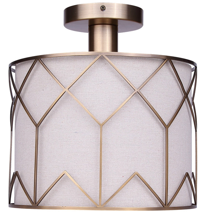 Canarm - ISF2251B01GD - One Light Semi-Flushmount - Tulia - Gold