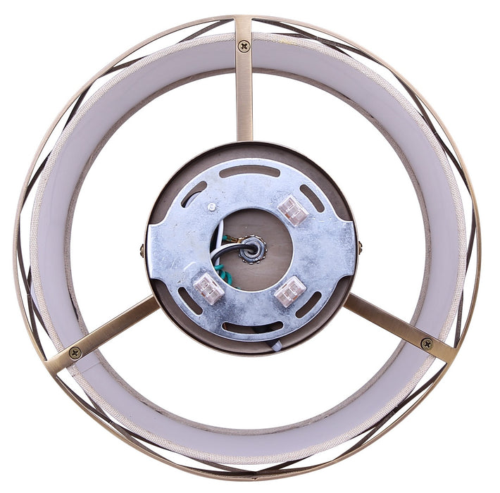 Canarm - ISF2251B01GD - One Light Semi-Flushmount - Tulia - Gold