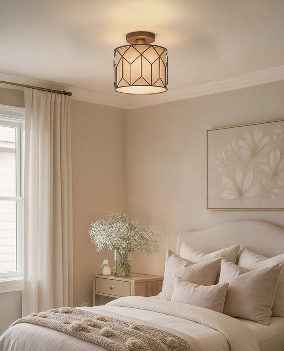 Canarm - ISF2251B01GD - One Light Semi-Flushmount - Tulia - Gold