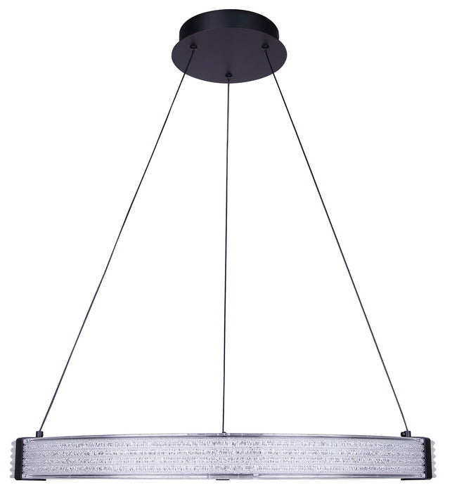 Canarm - LCH346A24BK - LED Chandelier - Solace - Matte Black