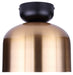 Canarm - IFM1152A09BKG - One Light Flush Mount - Caleb - Gold & Matte Black
