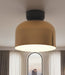 Canarm - IFM1152A09BKG - One Light Flush Mount - Caleb - Gold & Matte Black