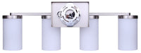 Canarm - IVL1234A04BN-FO - Four Light Vanity - Britton - Brushed Nickel