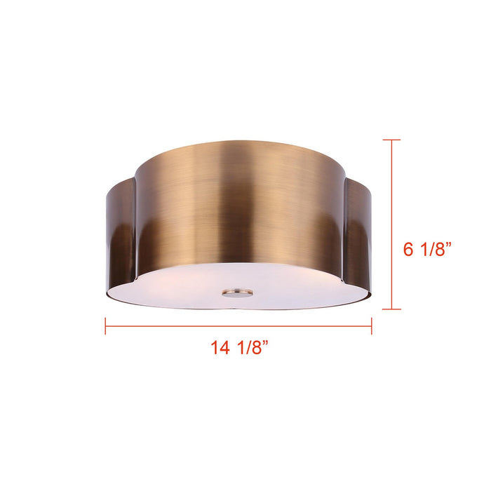 Canarm - IFM2250B14GD - LED Flush Mount - Etta - Gold