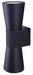Canarm - IOL782BK - Two Light Outdoor Wall Lantern - Rami - Sand Black