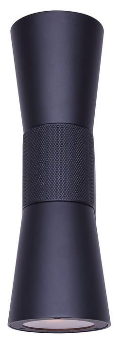Canarm - IOL782BK - Two Light Outdoor Wall Lantern - Rami - Sand Black