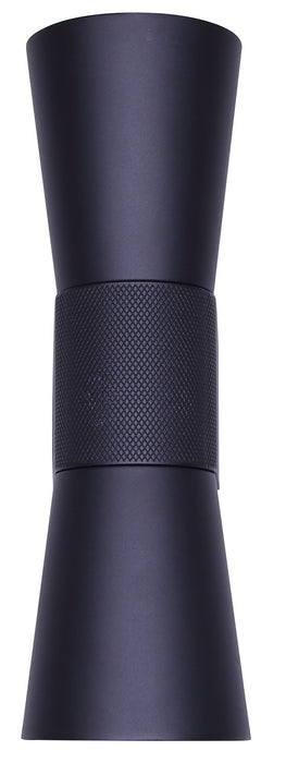 Canarm - IOL782BK - Two Light Outdoor Wall Lantern - Rami - Sand Black