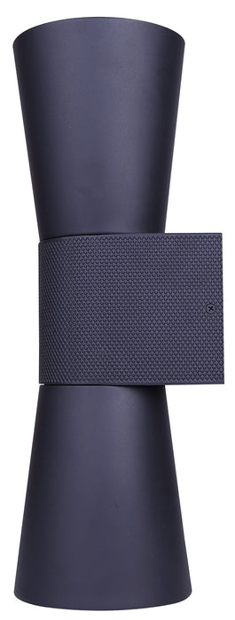 Canarm - IOL782BK - Two Light Outdoor Wall Lantern - Rami - Sand Black
