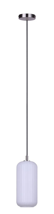 Canarm - IPL1250A01BN-OR - One Light Pendant - Malek - Brushed Nickel