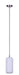 Canarm - IPL1250A01BN-OR - One Light Pendant - Malek - Brushed Nickel