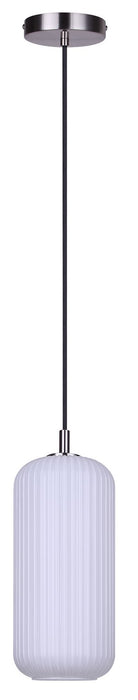 Canarm - IPL1250A01BN-OR - One Light Pendant - Malek - Brushed Nickel