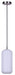 Canarm - IPL1250A01BN-OR - One Light Pendant - Malek - Brushed Nickel