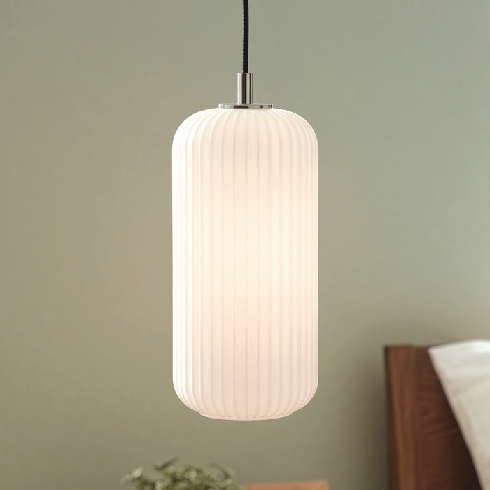 Canarm - IPL1250A01BN-OR - One Light Pendant - Malek - Brushed Nickel