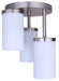 Canarm - ISF1234A03BN-FO - Three Light Semi-Flush Mount - Britton - Brushed Nickel