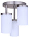 Canarm - ISF1234A03BN-FO - Three Light Semi-Flush Mount - Britton - Brushed Nickel