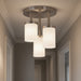 Canarm - ISF1234A03BN-FO - Three Light Semi-Flush Mount - Britton - Brushed Nickel