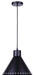 Canarm - IPL1237A01BK - One Light Pendant - Albie - Matte Black