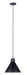 Canarm - IPL1237A01BK - One Light Pendant - Albie - Matte Black