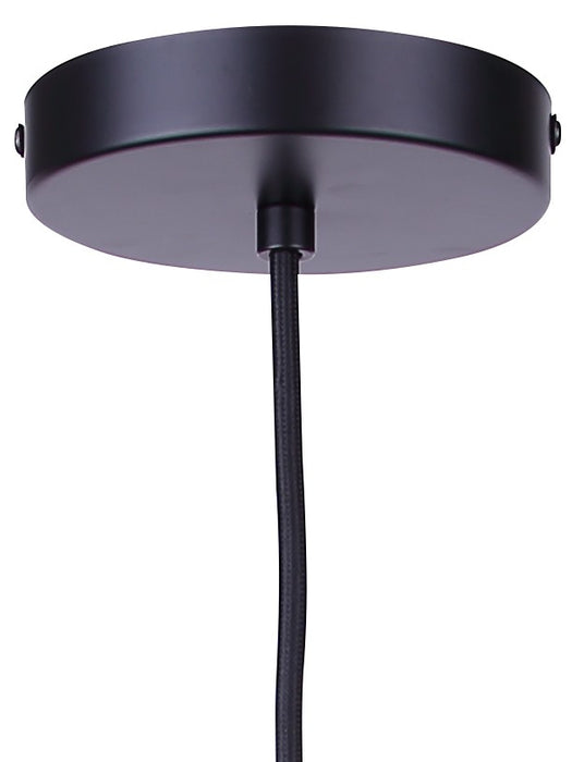 Canarm - IPL1237A01BK - One Light Pendant - Albie - Matte Black